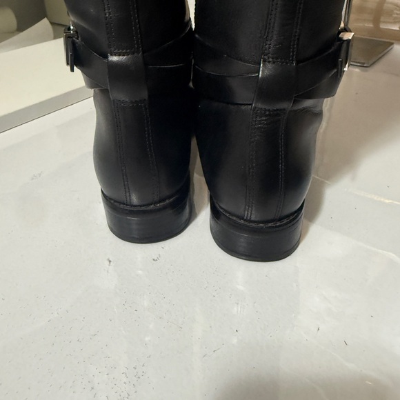 Michael Kors riding leather Arley Black Knee-High Boots - Picture 13 of 16